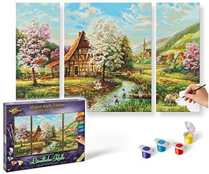 Schipper - 609260664 - Country Idyll - Triptychon - Tableau à Dessin - Taille 40 x 50 cm