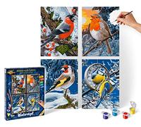 Schipper - 609340661 - Winter Birds - Quattro - Tableau à Dessin - Taille 40 x 50 cm
