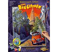 Schipper - Peinture aux numéros - La Petite Citroen Rouge 40x50cm - multicolore multicolore