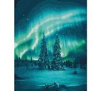 Schipper - Peinture aux numéros - Aurores boréales 40x50cm - multicolore multicolore G