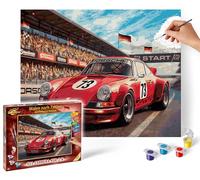 Schipper Porsche 911 Carrera RSR 2.8 Peinture par Numéros - Porsche 911 Carrera RSR 2.8 - Photos de Peinture pour Adultes avec Pinceaux et Peintures Acryliques 40 x 50 cm