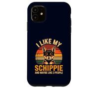 Schipperke Owner I Like My Schippie Funny Dog Lover Retro Coque pour iPhone 11