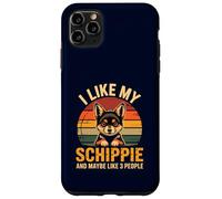 Schipperke Owner I Like My Schippie Funny Dog Lover Retro Coque pour iPhone 11 Pro Max