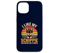 Schipperke Owner I Like My Schippie Funny Dog Lover Retro Coque pour iPhone 13