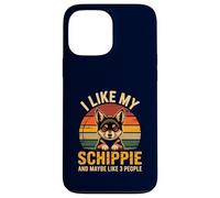 Schipperke Owner I Like My Schippie Funny Dog Lover Retro Coque pour iPhone 13 Pro Max