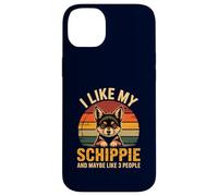 Schipperke Owner I Like My Schippie Funny Dog Lover Retro Coque pour iPhone 14 Plus
