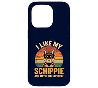 Schipperke Owner I Like My Schippie Funny Dog Lover Retro Coque pour iPhone 15 Pro