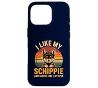 Schipperke Owner I Like My Schippie Funny Dog Lover Retro Coque pour iPhone 16 Pro