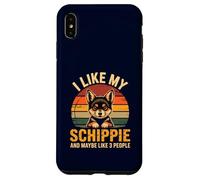 Schipperke Owner I Like My Schippie Funny Dog Lover Retro Coque pour iPhone XS Max