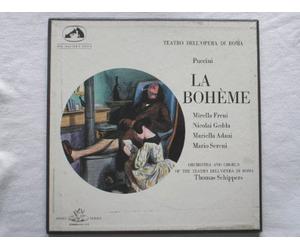 Schippers, Thomas - Schippers, Thomas Puccini La Boheme 2LP Angel SAN131-2 EX/EX 1964 double LP boxed with booklet, white angel labels, with Orchestra & Chorus Of Teatro Dell'Opera Di Roma