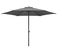 Schirme Bergamo Parasol de marché Anthracite Env. 300 cm de diamètre