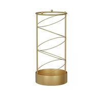 Schirmständer Support de Rangement pour Parapluies Métal, Support de Bâton, Porte-Bâton, Porte-Parapluie Décoratif Seau Organisateur Intérieur pour Porte D'entrée, Porte-Parapluie Extérieur(Or)
