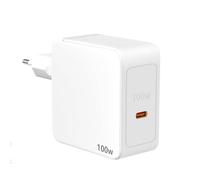 SCHITEC GaN Chargeur USB C, 100 W, chargeur rapide USB C, chargeur mural de type C pour MacBook Pro 16 14" M4 M3 M2 M1, Lenovo ThinkPad X1 E490 X390, Dell XPS 9360 9380 (blanc)