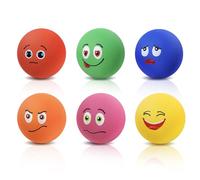 SCHITEC Jouet couineur interactif en Latex pour Chien, Balle couinante en Caoutchouc, balles de Jeu Souples pour Chiots et Petits Chiens