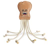 SCHITEC Jouet en Corde pour Chien, Jouet en Peluche avec Papier Froissé pour Rapporter Le Tir à la Corde, Jouets à Tirer en Forme de Pieuvre pour Chiens de Petite, Moyenne et Grande Taille