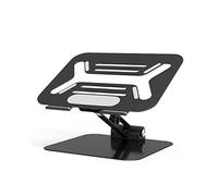 SCHITEC Support Ordinateur Portable, Ajustbable Support Ergonomique pour Laptop, Support Aluminium Pliable pour Ordinateur Portable Compatible avec Air, Pro, Dell, HP, Lenovo de 10 à 17.3 Pouces