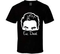 Schitt'S Creek Ew David T-Shirt Graphic Tee for Men Black M
