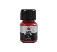 Schjerning peinture Art Métal 30ml rouge lave Rouge G