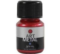Schjerning peinture Art Métal 30ml rouge lave Rouge G