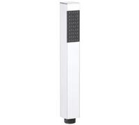 Schläfer 1303034 | Douchette carrée pour salle de bain en laiton chromé - Téléphone de douche - Douchette monojet anti-calcaire Minimum Raccord 1/2" (20,86 mm) Poignée ergonomique Modèle Kubika
