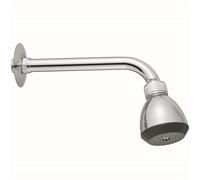 Schläfer 13313321 | Vesuvio- Pommeau de plage avec bras à 1 jet en laiton chromé inspectable, tuyau de douche G 1/2 x 30 cm, pommeau de pluie diamètre 62 mm avec articulation réglable universelle G