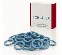 Schläfer 182840 | Lot de 10 Joints Plats FASIT OMNIA 1" - Haute Température 350°C - Pour Gaz, Solaire, Chauffage & Eau Potable - Sans Amiante - 30 x 21 x 2 mm - Made in Italy