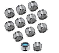 Schläfer 2100026|Lot de 10 aérateurs universels Perlator Long Life pour robinet, filetage extérieur M24 x 1, débit à 13 l/min, compatible avec aérateur Neoperl, permet d'économiser de l'eau