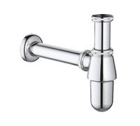 Schläfer 3439600 | Vidange universelle de lavabo avec raccord fileté G 1"1/4 et raccord mural Diam. 32 millimètres. Finition chromée durable, assure un écoulement optimal sans fuite