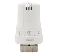 Schläfer 37070100 | Tête thermostatique haute performance M30x1,5 à dilatation de liquide, compatible avec tous les robinets thermostatiques, installation horizontale, couleur blanche