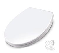 Schläfer | 4664101 - Housse d’Eau Soft Close Universelle, Abattant WC à Fermeture Amortie, Siège de Toilette Fixation, Quick-Release Libération, Rapide Réglable, Thermosidurant Blanc