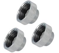 Schläfer 614113 | Adaptateur robinet mâle femelle en laiton, filetage M22 x 1 intérieur x 1/2" extérieur, réducteur compatible avec aérateur Neoperl, joints inclus, 3 pièces