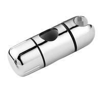 Schläfer | 8126015 - Support de douche universel pour barre murale 25 mm, poussoir coulissant pour barre de douche, plastique chromé, chromé