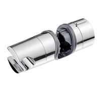 Schläfer 8126035 - Support de Douche, 18-25MM à Diamètre Réglable, ABS Support Douchette, Installation Simple, Adapté à la Barre de Douche, Pommeau de Douche Remplacement Support Chrome Surface.