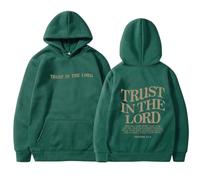 Schlaf Hoodie Reversibler Damen Hoodie mit Blumenmuster Langen Ärmeln Tasche Bluse unter Pullover, vert, M
