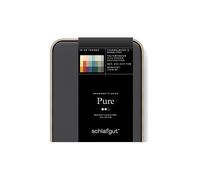 SCHLAFGUT Drap-housse en jersey PURE 140x200cm Grey Deep L gris