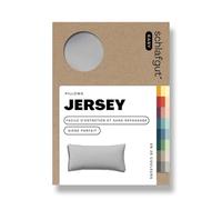 Schlafgut Easy Jersey taie d'oreiller 40x80 cm, Fait avec 100% Coton Super Doux, Fermeture éclair cachée, Ultra Doux et Respirant, certifié Oeko-Tex, Grey Light