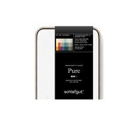 SCHLAFGUT Jersey Spannleintuch PURE 90x200cm Full White S blanc