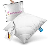 Schlafmond Medicus Clean Allergy Coussin 80x80 cm, Coussin Confort à capacité de Remplissage réglable, Lavable à 95 degrés