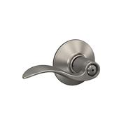 SCHLAGE Accent nickel satin- Levier confidentialit- Set F40VACC619