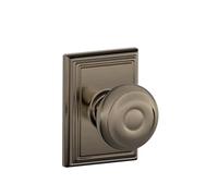 SCHLAGE Addison Collection F10GEO620ADD Bouton de passage géorgien étain antique