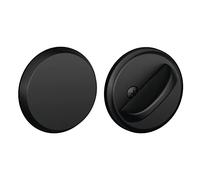 SCHLAGE B81622 Pêne dormant unilatéral sans vec garniture standard, sécurité résidentielle la plus élevée, noir mat, tour de pouce unique