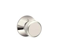 SCHLAGE Bowery F170 BWE 618 Serrure à bouton non tournant, nickel poli