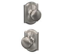 SCHLAGE Camelot Collection Plymouth Bouton de passage, F10 PLY 619 CAM