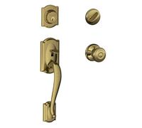 SCHLAGE Camelot Handleset avec Georgian Bouton Intérieur, F60 CAM 609 GEO
