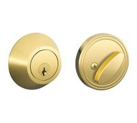 SCHLAGE Dexter by Schlage JD60605 P ne dormant monocylindre en laiton brillant