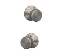 SCHLAGE F10 BWE 619 Bowery Passage Lock Knob, Satin Nickel by Lock Company