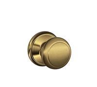 SCHLAGE F10 et 609 16-080 10-027 Andover Bouton de couloir et de placard Laiton antique