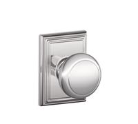 Schlage F10 et 625 Add F10and625Add Addison Collection Andover Passage Knob Bright Chrome