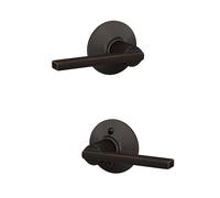 Schlage F10-lat Latitude réversible Passage Porte Leverset doté d'une nouvelle Contem, F10 LAT 716