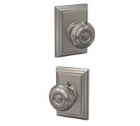 Schlage F10GEO619ADD Addison Collection Georgian Passage Knob, Satin Nickel by Schlage (English Manual)